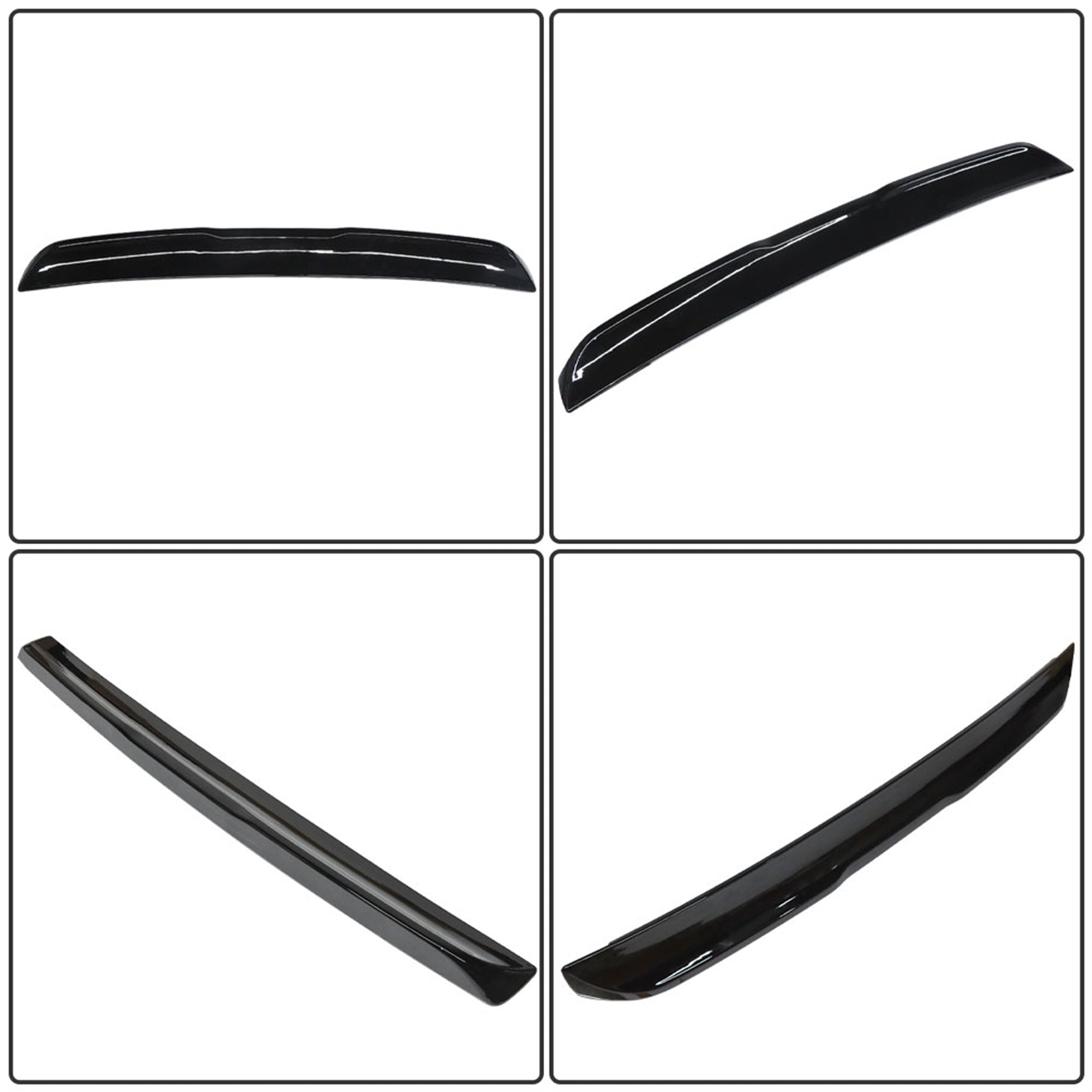 Rear Spoiler Trunk Wing for 2008-2018 Dodge Challenger Gloss Black Hellcat Style Lab Work Auto