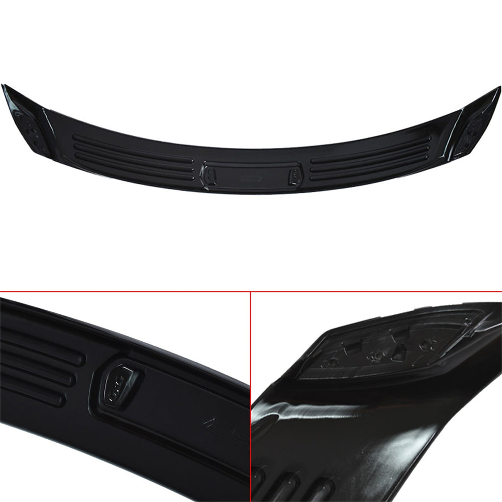 Rear Trunk Spoiler Wing Glossy Black GT Style For 2015-2020 Ford Mustang S550 Lab Work Auto