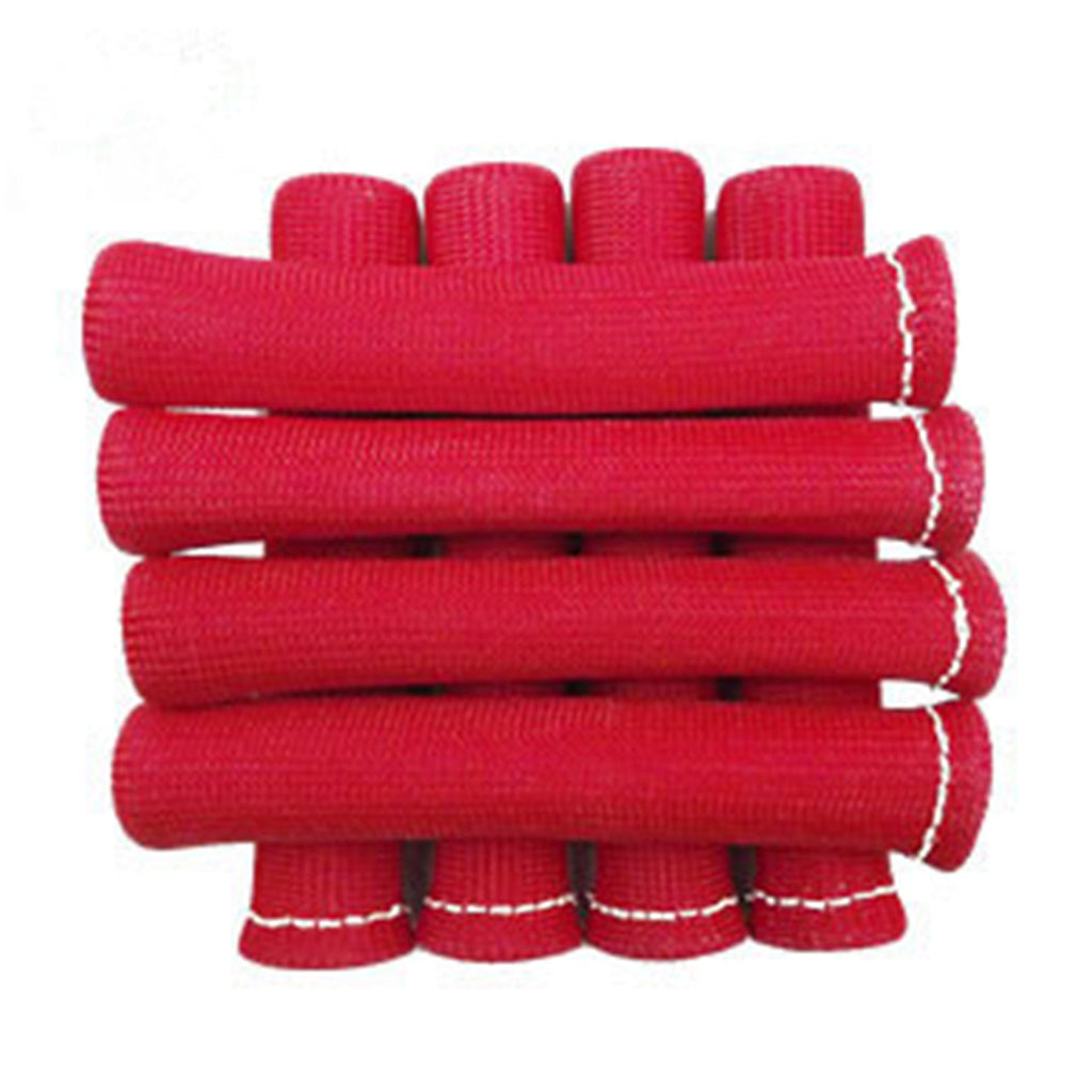 Red 8pcs 1200° Spark Plug Wire Boots Heat Shield Protector Sleeve SBC BBC Lab Work Auto