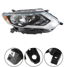 Load image into Gallery viewer, Right Side Headlamp For 2017-2019 Nissan Rogue Halogen Headlight Chrome Housing Lab Work Auto