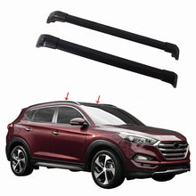 Load image into Gallery viewer, Roof Rail Rack Cross Bar Baggage Crossbar Fit For Hyundai TUCSON 2016-2020 Black Lab Work Auto