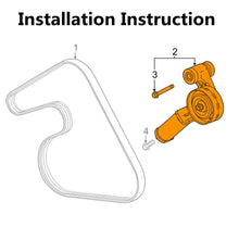 Load image into Gallery viewer, SERPENTINE BELT TENSIONER For CHEVY CRUZE SONIC 1.4 2011-2016 25195388 Lab Work Auto