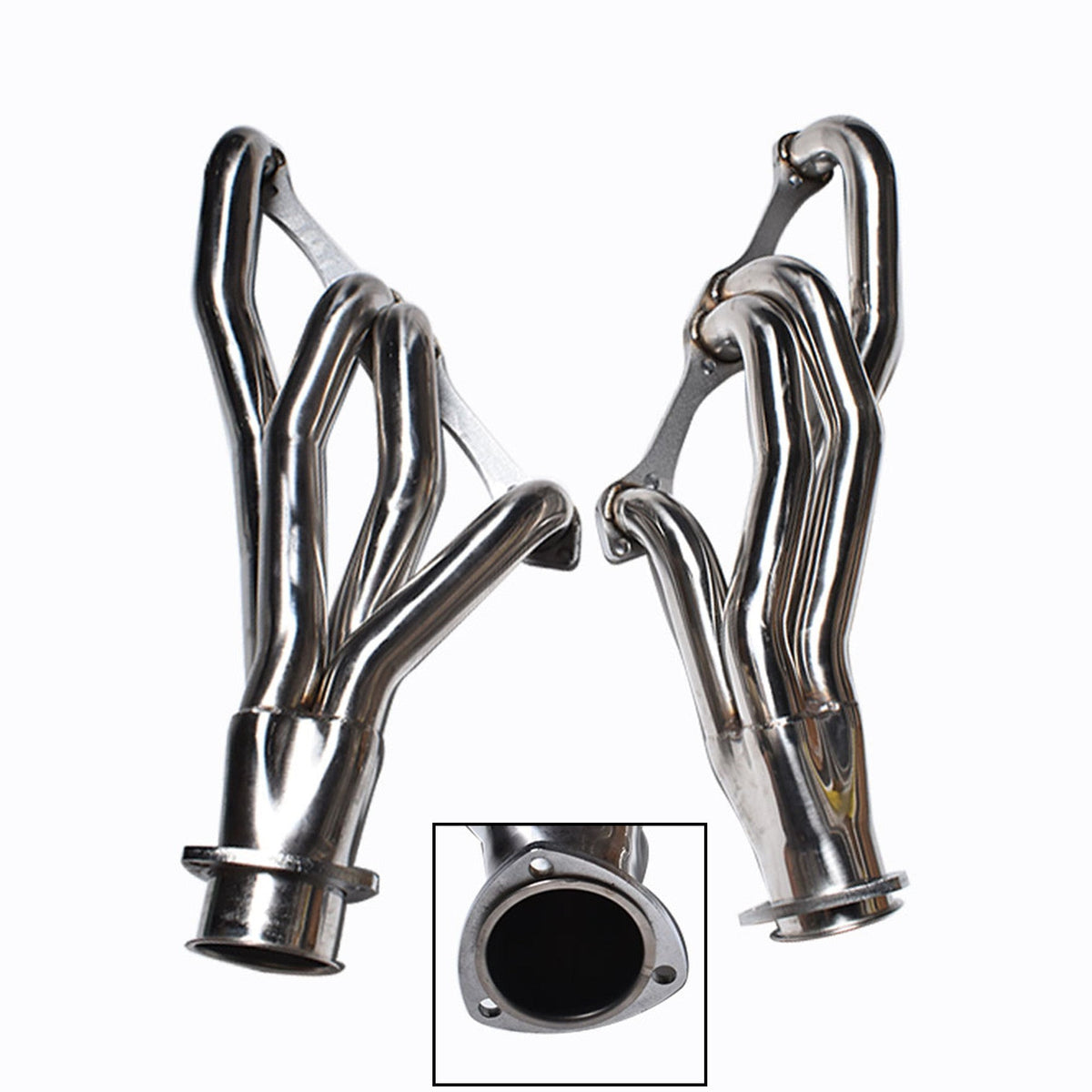 Stainless Racing Manifold Header For Chevy/Pontiac/Buick 265-400 Small Block Lab Work Auto