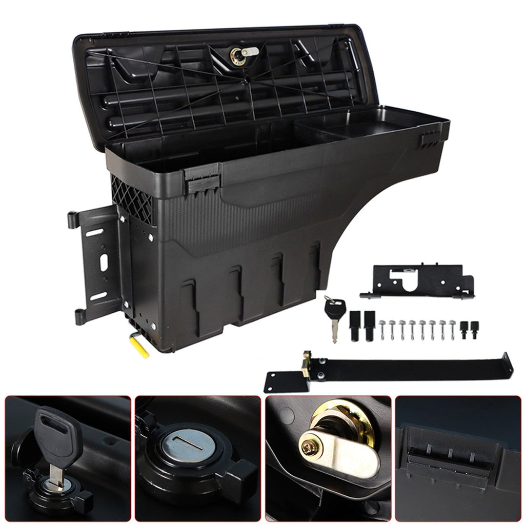 Storage Truck Bed Tool Box With Lock Left & Right For DODGE RAM 1500 2500 3500 Lab Work Auto