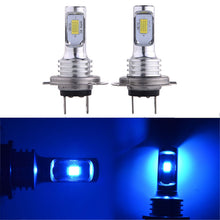 Load image into Gallery viewer, Super Bright 8000K Ice Blue Headlight Bulbs Kit High Low Beam H7 LED 80W 8000LM Lab Work Auto