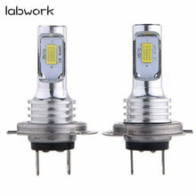 Load image into Gallery viewer, Super Bright 8000K Ice Blue Headlight Bulbs Kit High Low Beam H7 LED 80W 8000LM Lab Work Auto