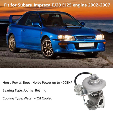 TD05 20G Turbocharger Water Cooled for 2002-2006 Subaru IMPREZA WRX EJ20 EJ25 Lab Work Auto