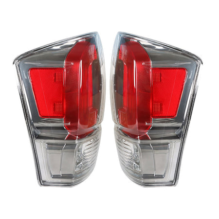 Tail Lights For 2016-2020 Toyota Tacoma Smoky gray Brake lights a pair Lab Work Auto