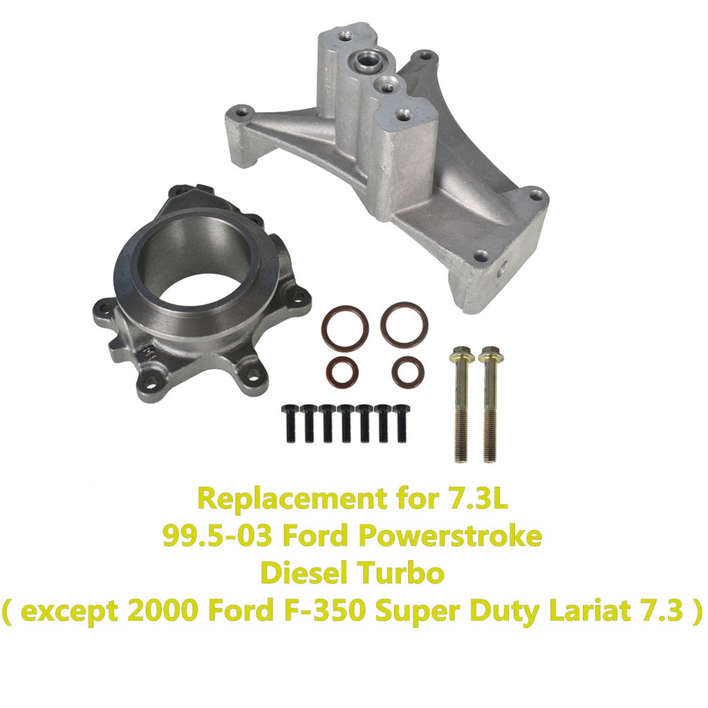 Turbo Pedestal+Bolts & Exhaust Housing For Ford F-250 E-350 7.3L Warranty 2 Year Lab Work Auto