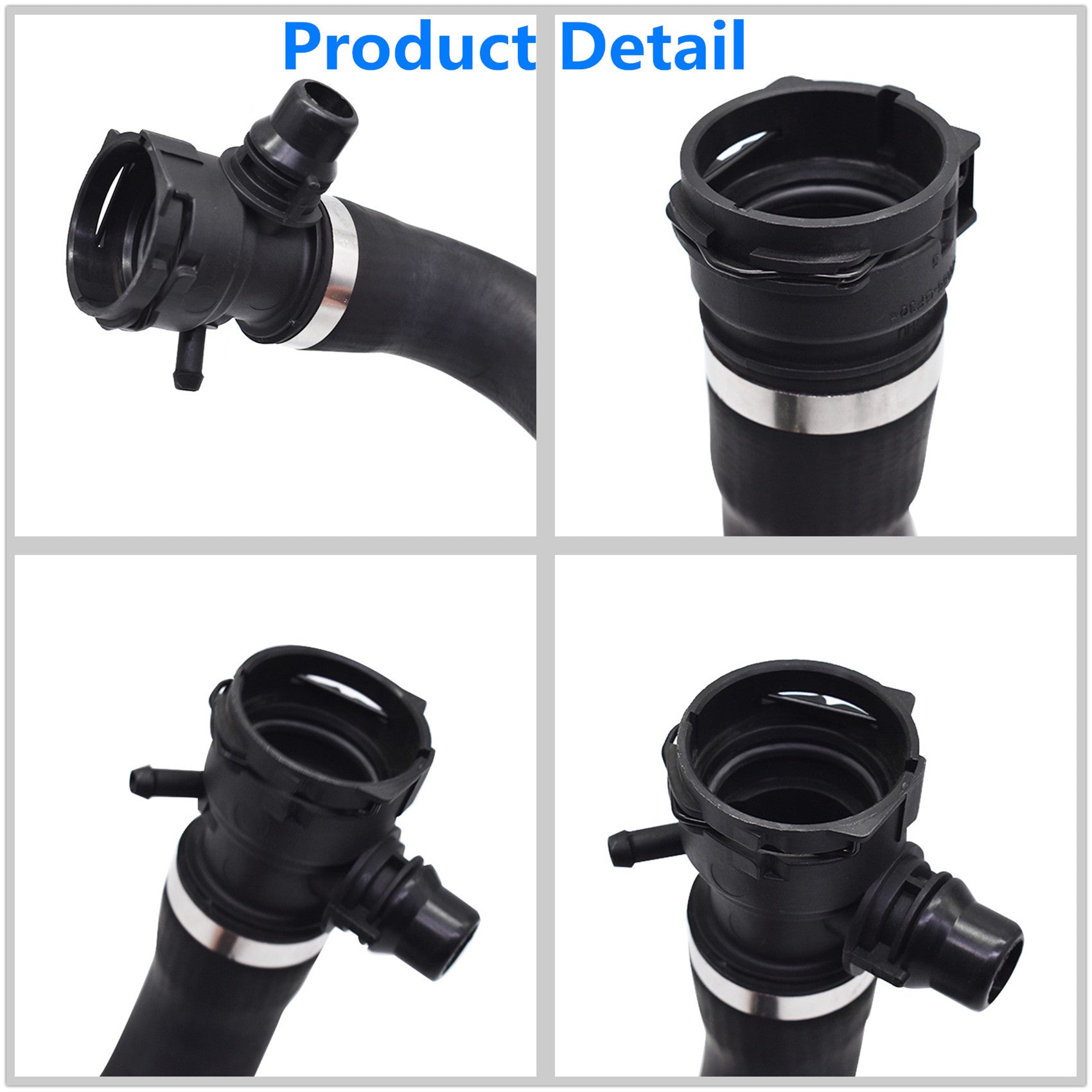 Upper Radiator Coolant Hose FOR BMW 135i 135is 335i xDrive 335xi Z4 X1 3.0L Lab Work Auto