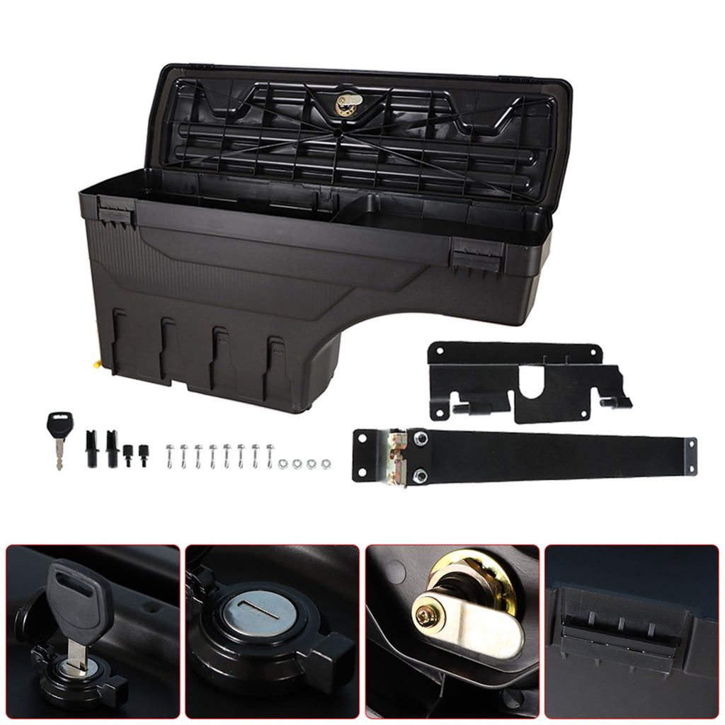 W/Lock Truck Wheel Well Storage Tool Box LEFT for 02-18 DODGE RAM 1500 2500 3500 Lab Work Auto