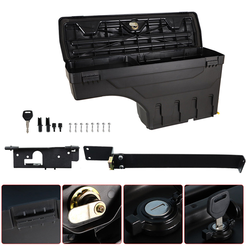 W/Lock Truck Wheel Well Storage Tool Box Right For 02-18DODGE RAM 1500 2500 3500 Lab Work Auto