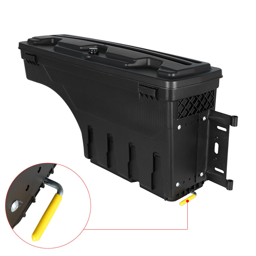 W/Lock Truck Wheel Well Storage Tool Box Right For 02-18DODGE RAM 1500 2500 3500 Lab Work Auto