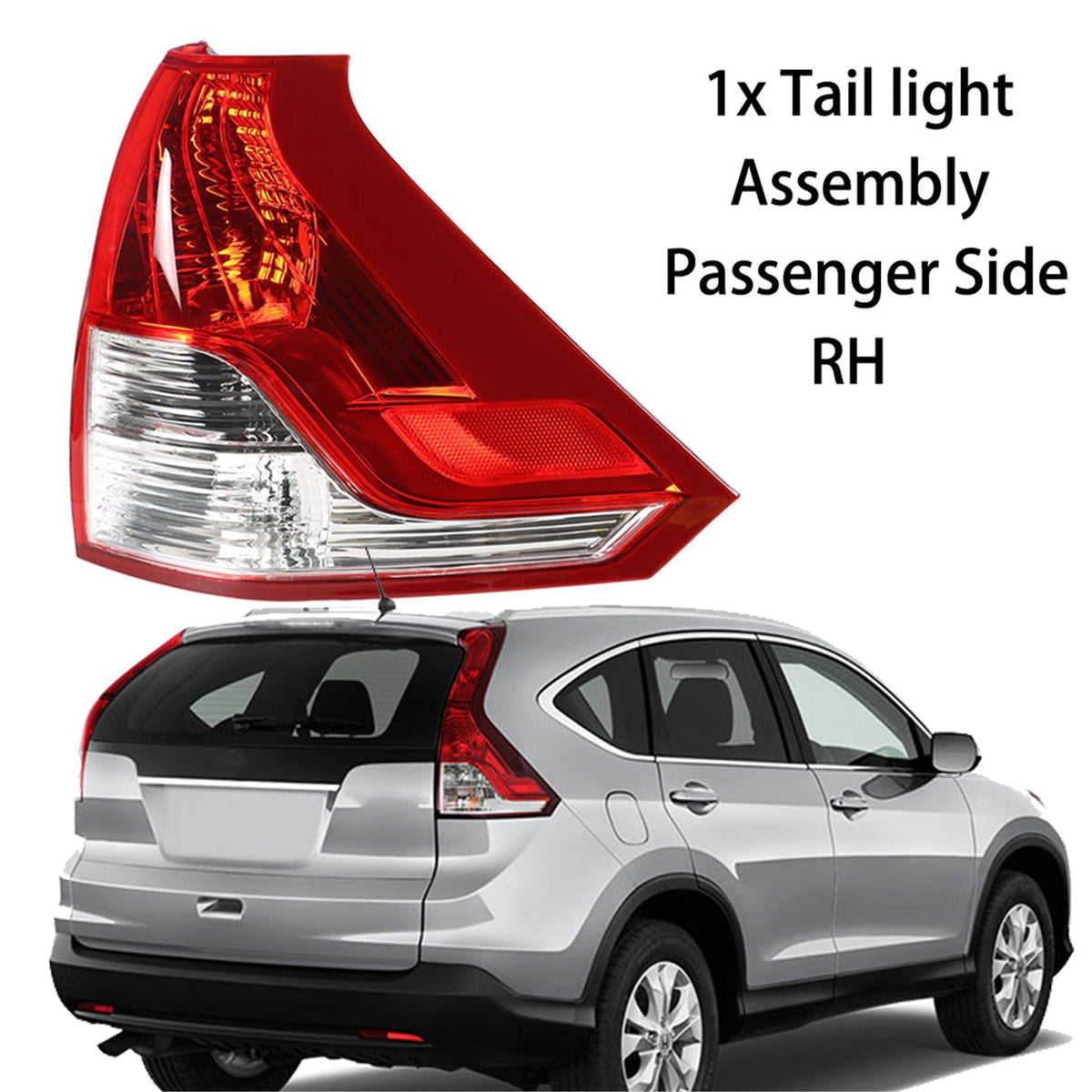 Waterproof Tail Light Lamp For 2012 2013 2014 Honda CRV CR-V Passenger Right Lab Work Auto