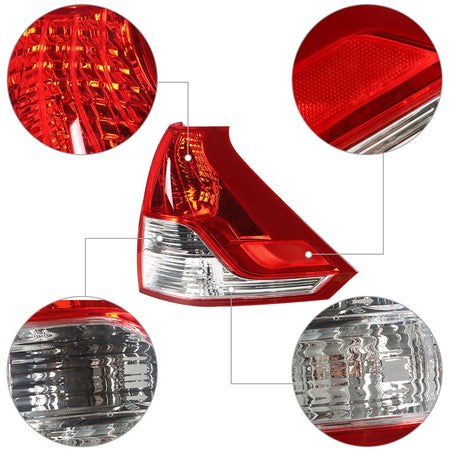 Waterproof Tail Light Lamp For 2012 2013 2014 Honda CRV CR-V Passenger Right Lab Work Auto