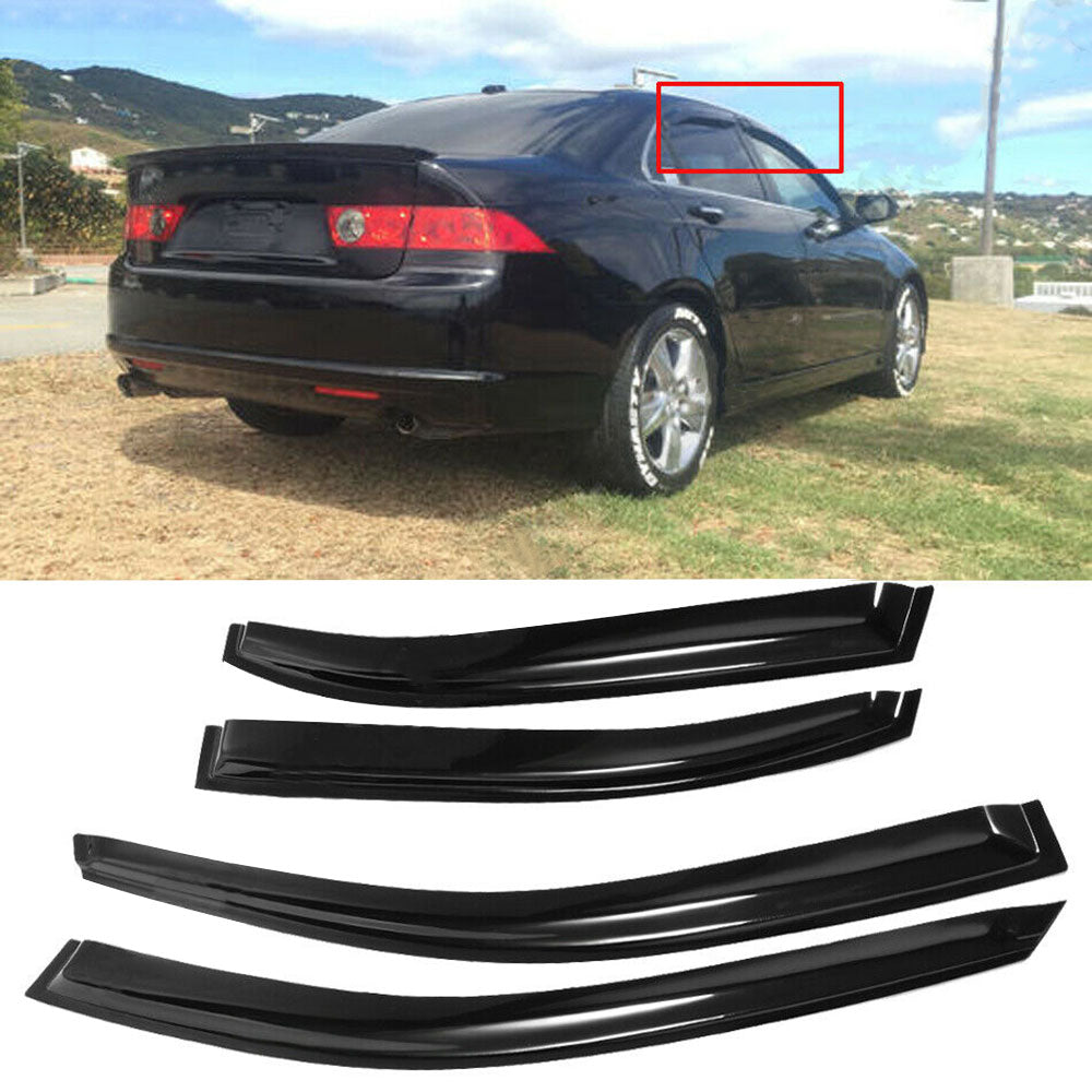 Window Visor fit For 2004-2008 ACURA TSX CL8 Sun Rain Wind Snow Guard US Seller Lab Work Auto