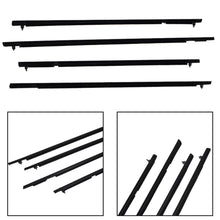 Load image into Gallery viewer, Window Weatherstrip Beltline Rubber Outside For CIVIC Sedan 2006-2011 Black 4PCS Lab Work Auto