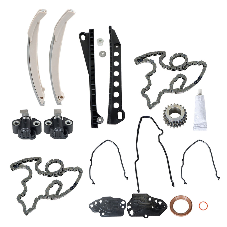 labwork Timing Chain Kit Timing Cover Gaskets 5L3Z-6268-A Replacement for Ford Expedition F250 F350 Super Duty 5.4L