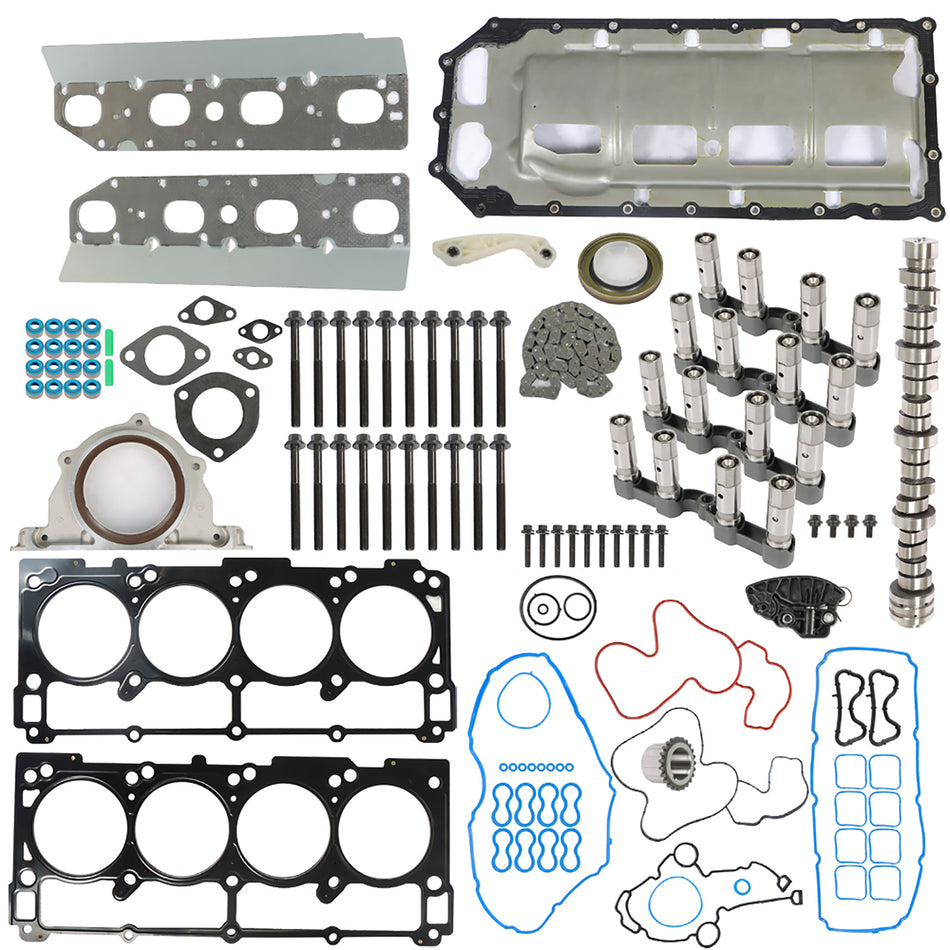 labwork MDS Lifters Camshaft Kit 53021726AE Replacement for Chrysler Dodge Ram 2009-2015