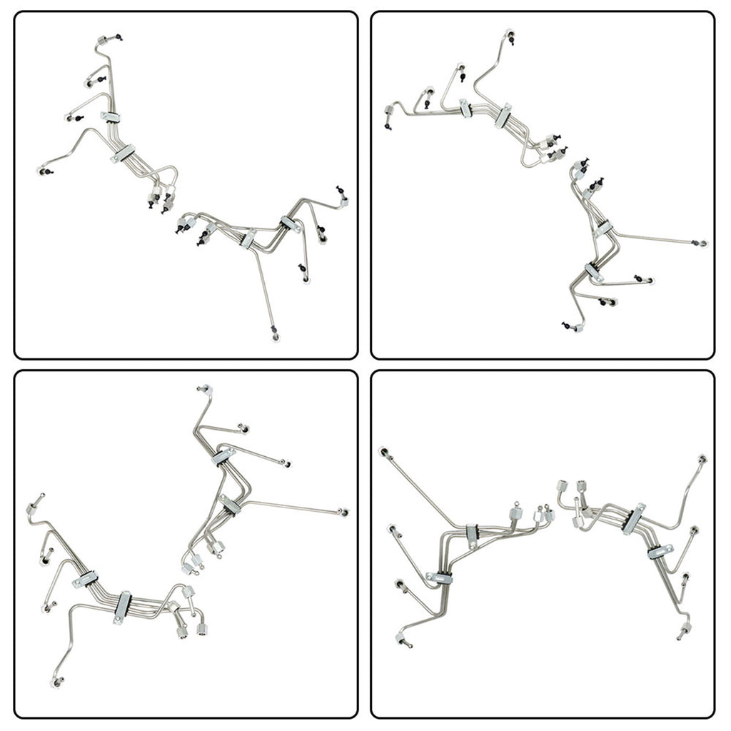 labwork 8 Set Fuel Injection Lines Replacement for 1983-1994 Ford 6.9L 7.3L IDI Diesel F-Series