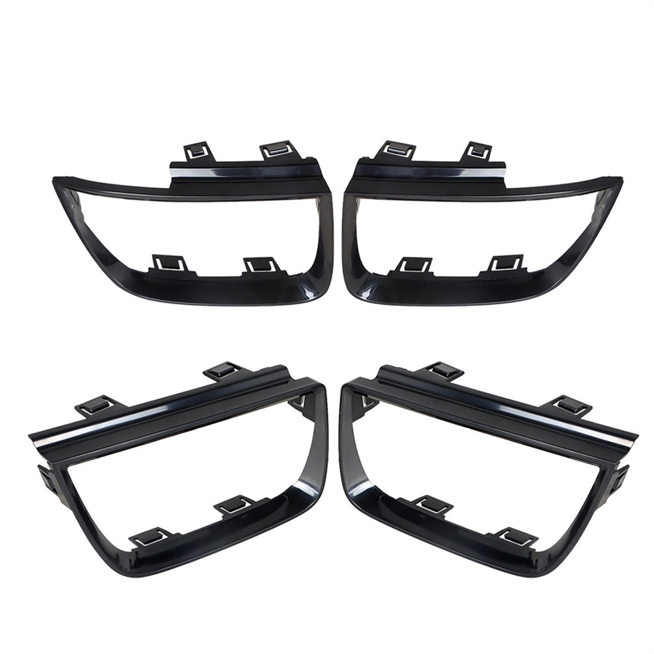 labwork 4 PCS Tail Light Bezel Covers Replacement for 2010-2013 Chevy Camaro LT LS SS Glossy Black 92199773 92199774