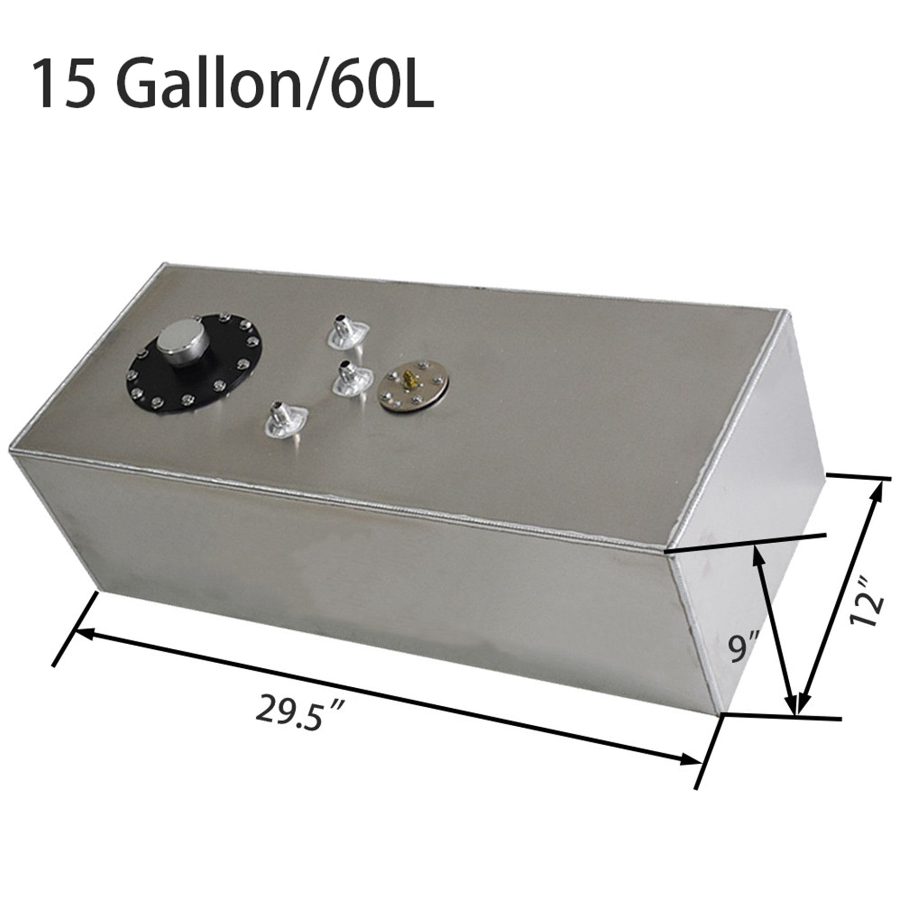 labwork 15 Gallon/57l Racing/drift Fuel Cell Gas Tank+cap+level Sender Aluminum Lab Work Auto