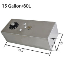 Load image into Gallery viewer, labwork 15 Gallon/57l Racing/drift Fuel Cell Gas Tank+cap+level Sender Aluminum Lab Work Auto