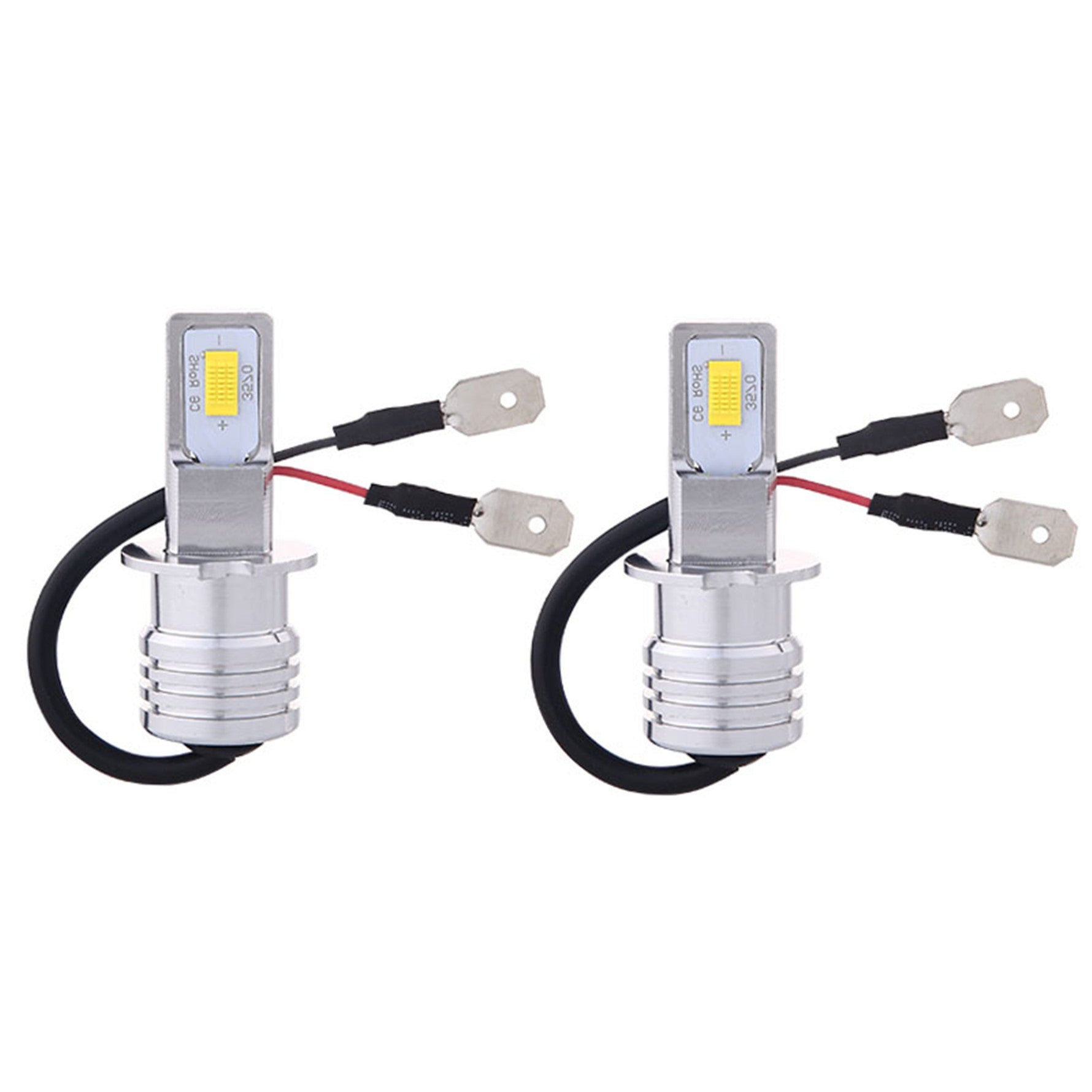 labwork 2 x H1 6000K White 35W Bulb 4000LM Bulb Super Bright LED Bulbs Fog Light Bulbs Lab Work Auto