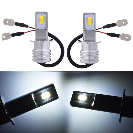 labwork 2 x H1 6000K White 35W Bulb 4000LM Bulb Super Bright LED Bulbs Fog Light Bulbs Lab Work Auto