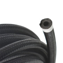 Load image into Gallery viewer, labwork 20FT Nylon Braided Fuel Hose Line &amp; 4AN Swivel Hose End Fitting Kit Black Lab Work Auto