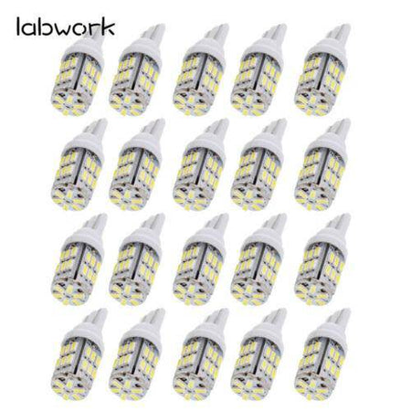 labwork 20x Super White T10/RV Trailer 30-SMD LED Backup Reverse Lights Bulbs Lab Work Auto