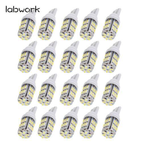 labwork 20x Super White T10/RV Trailer 30-SMD LED Backup Reverse Lights Bulbs Lab Work Auto