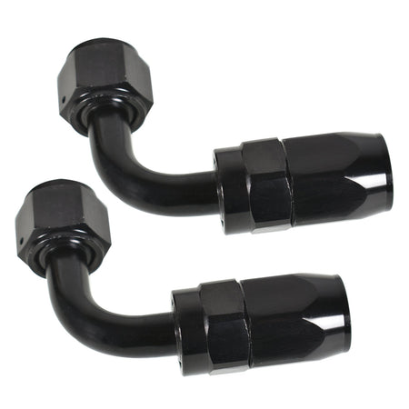 labwork 2Pcs 8AN Swivel Oil/Fuel/Air/Gas Line Hose End Fitting Elbow 90 Degree Lab Work Auto