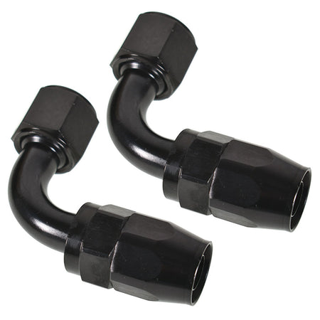 labwork 2Pcs 8AN Swivel Oil/Fuel/Air/Gas Line Hose End Fitting Elbow 90 Degree Lab Work Auto