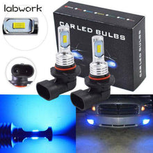 Load image into Gallery viewer, labwork 35W 9005 HB3 LED Headlight Bulb Kit High Beam 4000LM 8000K Ice Blue Pair Lab Work Auto