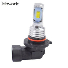 Load image into Gallery viewer, labwork 35W 9005 HB3 LED Headlight Bulb Kit High Beam 4000LM 8000K Ice Blue Pair Lab Work Auto