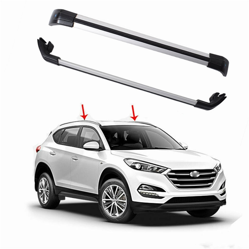 labwork Cross Bar Crossbar Roof Rack Rail For 2016-2020 Hyundai Tucson Aluminum Lab Work Auto