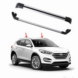 labwork Cross Bar Crossbar Roof Rack Rail For 2016-2020 Hyundai Tucson Aluminum