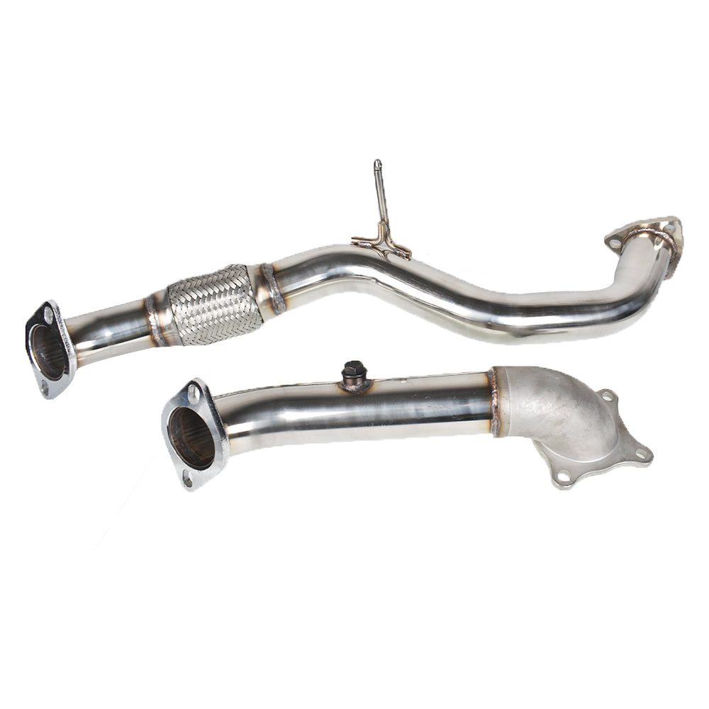 labwork Exhaust Downpipe Down+Front Pipe Fit for 16-20 Honda Civic 1.5T Turbo EX/SI/LX Lab Work Auto