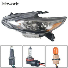 Load image into Gallery viewer, labwork Fit For 2016-2018 Nissan Altima Halogen Headlight Black Driver Left Side Lab Work Auto