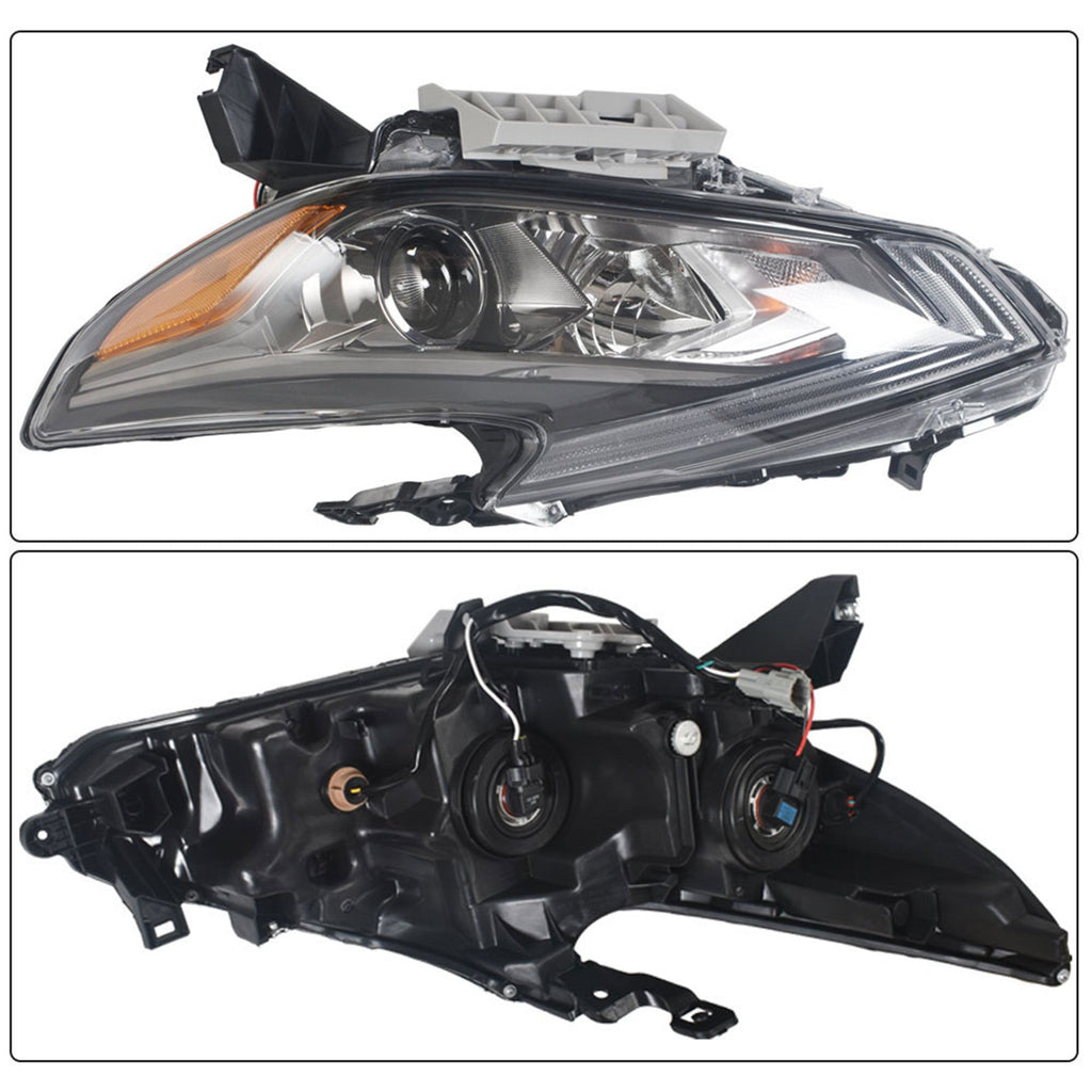 labwork Fit For 2016-2018 Nissan Altima Halogen Headlight Black Driver Left Side Lab Work Auto