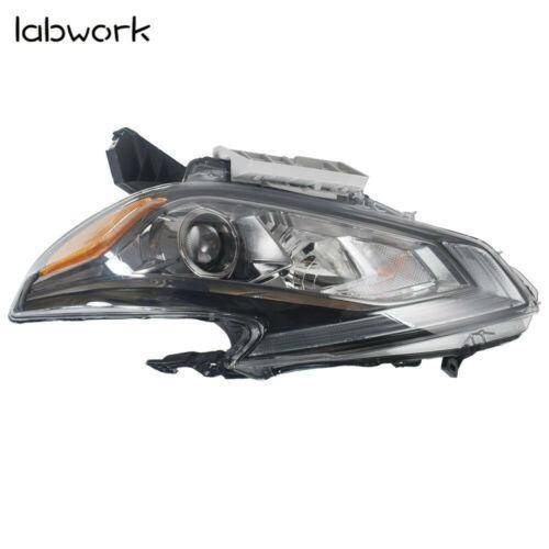 labwork Fit For 2016-2018 Nissan Altima Halogen Headlight Black Driver Left Side Lab Work Auto