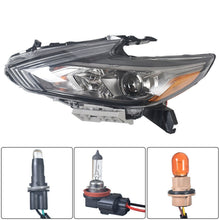 Load image into Gallery viewer, labwork Fit For 2016-2018 Nissan Altima Halogen Headlight Black Driver Left Side Lab Work Auto