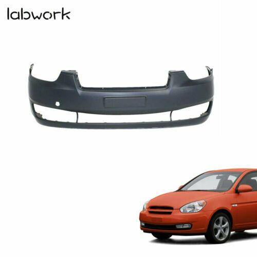 labwork Front Bumper Cover For 2006-2010 Hyundai Accent Primered Replacement Lab Work Auto