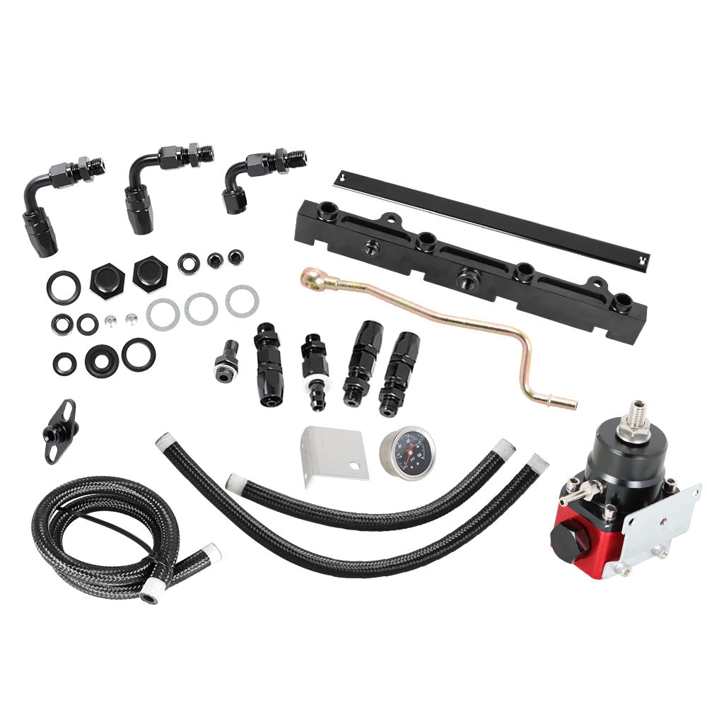 labwork K Series Tucked K Swap Fuel Line System Kit For 1990-2000 Integra Civic Lab Work Auto