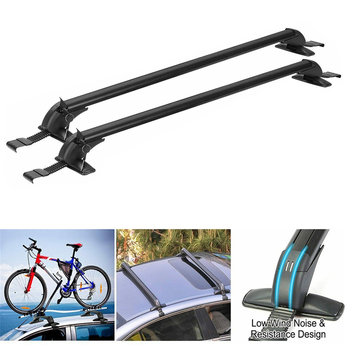 labwork Roof Rack Cross Bar Car Top Luggage Carrier Adjustable Window Frame Lab Work Auto