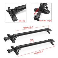 Load image into Gallery viewer, labwork Roof Rack Cross Bar Car Top Luggage Carrier Adjustable Window Frame Lab Work Auto