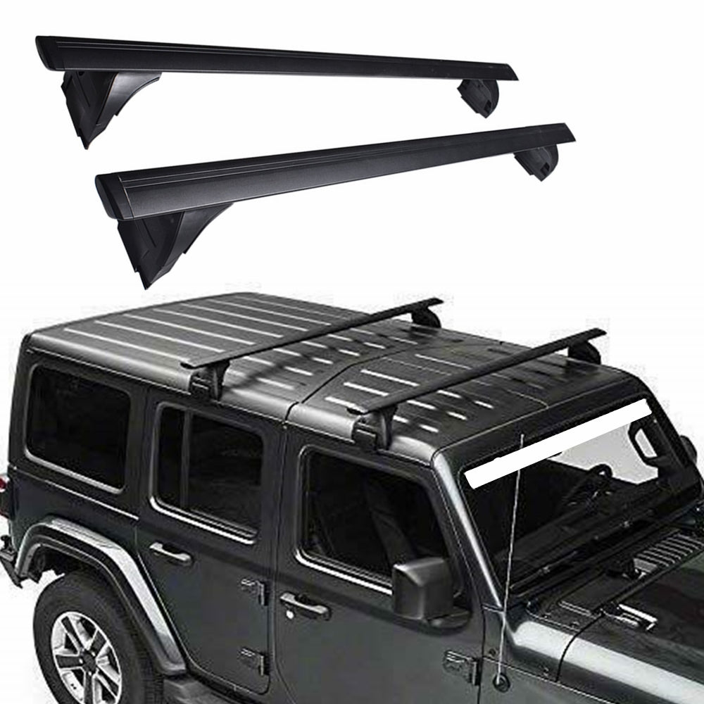 labwork Roof Rack Cross Bar Luggage Carrier For 2007-2019 Jeep Wrangler JK JL Lab Work Auto