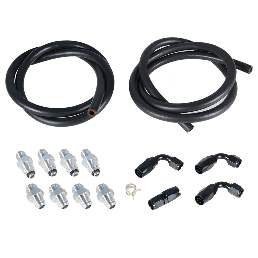 labwork Universal Power Steering Pump Hose Kit 551082 Replacement for LS1 LS3 Lab Work Auto