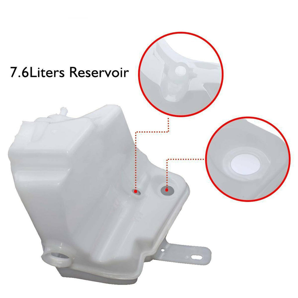 labwork Windshield Washer Fluid Reservoir Tank Replacement for Mercedes-Benz ML320 ML350 ML430 ML500 ML55 AMG 1638690820 7.6 Liters Lab Work Auto